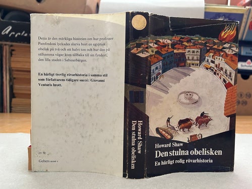 Den stulna obelisken av Howard Shaw, bok, Very good plus
