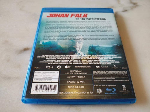 Johan Falk: De 107 patrioterna m. Jakob Eklund på Blu-ray