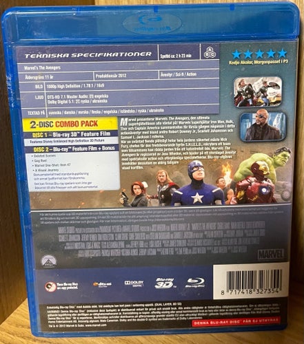 Marvel's The Avengers 3D Blu-ray