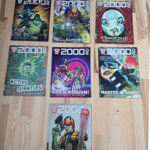 2000 AD Comics prog 2163-2169 rebellion