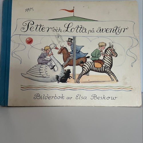 Vintage Petter och Lotta på äventyr av Elsa Beskow, 1959