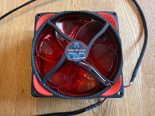 120mm Phobya NB-eLoop 12V 1600rpm Bionic fläkt 2st