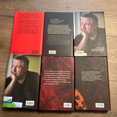 Leif GW Persson Bokpaket – 6 Inbundna Deckare/Thrillers – Fint skick
