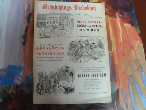 GRÖNKÖPINGS VECKO, 1957 APRIL, NR 4, ÅRGÅNG 56, TIDNING