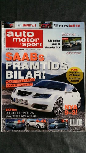 Auto motor & sport nr 13 2007: Opel Antara 3,2 V6 + Vectra OPC, Smart Fortwo