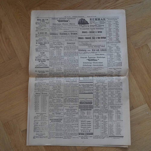 Göteborgs Morgonpost 1915 14/6 situationen på ostfronten,tysk rapport