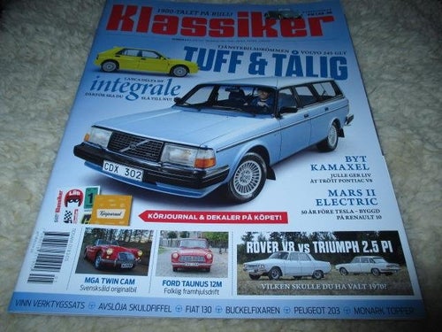 KLASSIKER NR 5 2021 VOLVO 245 GLT, TRIUMPH 2,5 PI, MGA TWIN CAM, M.M