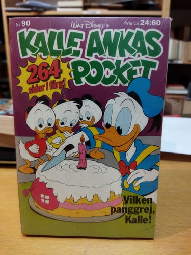 Kalle Ankas pocket nr 90, NY, inplastad