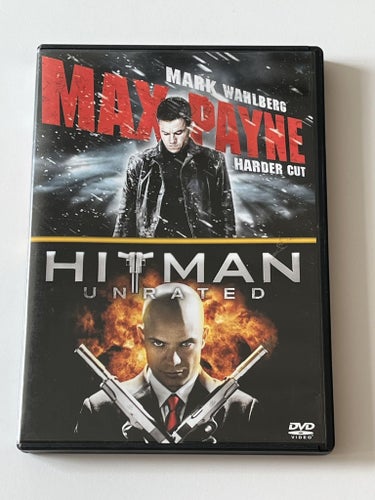 Max Payne / Hitman (2-disc. Mark Wahlberg & Timothy Olyphant). Beg. DVD