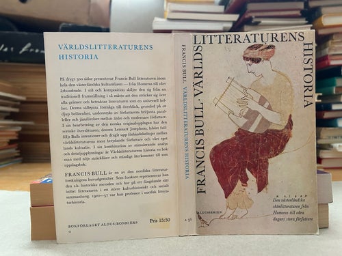 Världslitteraturens historia av Francis Bull, bok, Good plus