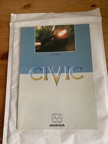 Broschyr Honda Civic S-Type