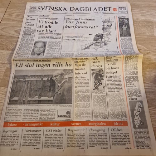 Svenska Dagbladet 9 oktober 1978