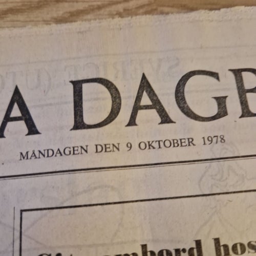 Svenska Dagbladet 9 oktober 1978