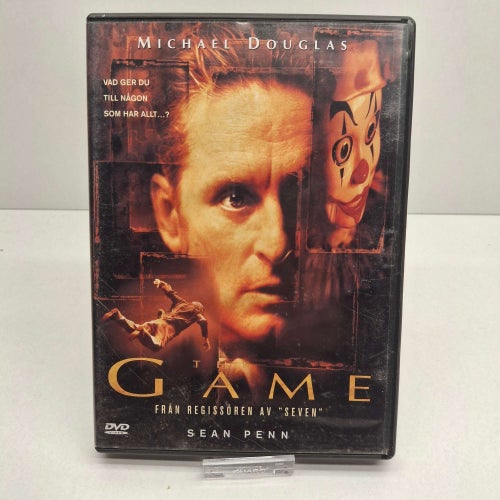 The Game - Michael Douglas - Region 2, DVD-Film, Svensk text, Fint skick