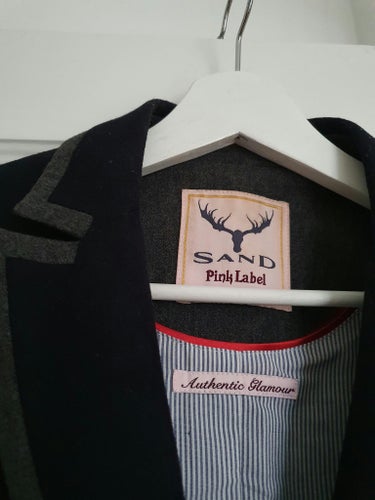 Sand Pink Label-ullkavaj