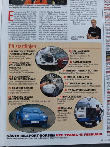 Bilsport Börsen nr 1-2 2005