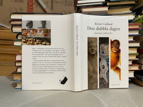 Den dubbla dagen franska strövtåg av Krister Gidlund. Bok. Very Fine plus