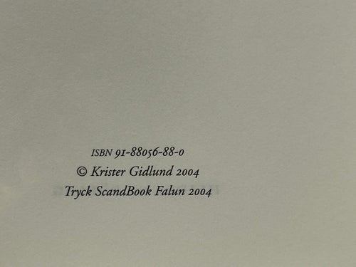 Den dubbla dagen franska strövtåg av Krister Gidlund. Bok. Very Fine plus