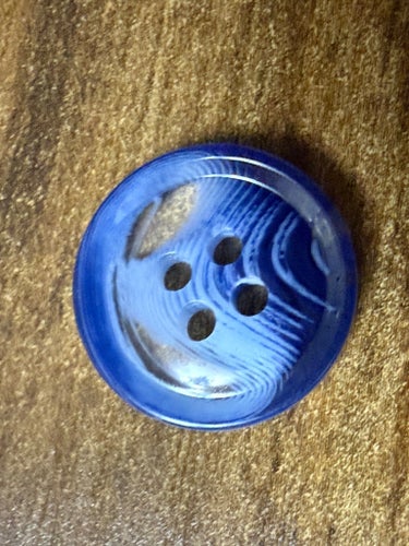 Blåa plast knappar cr 15mm