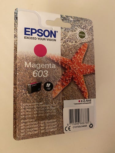 Epson 603 magenta original bläckpatron (NYTT)