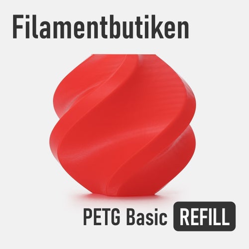 Bambu Lab PETG Basic Filament Röd/Red