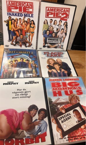 DVD-Filmer: American Pie, Natt på Museet, m.fl.