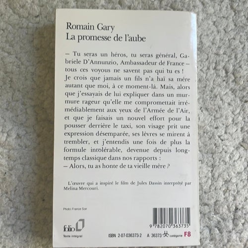 La promesse de l'aube av Romain Gary