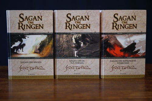 Sagan om ringen av J.R.R. Tolkien, trilogin om Härskarringen