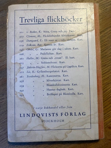 Marianne gör slag i saken av Gerda Ghobé, Lindqvists ungdomsböcker