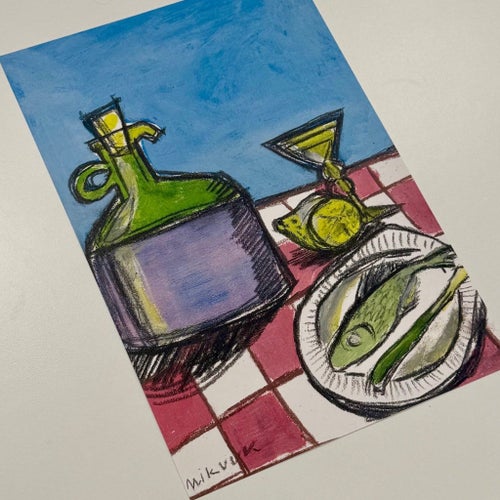 “Medelhavskost” Original Signed limited poster print!