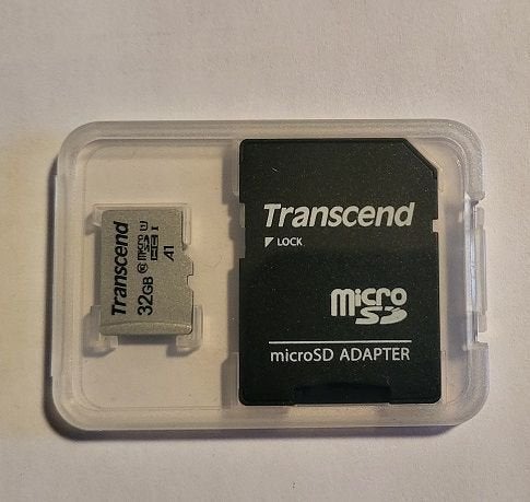 Transcend 32GB MicroSD med Adapter