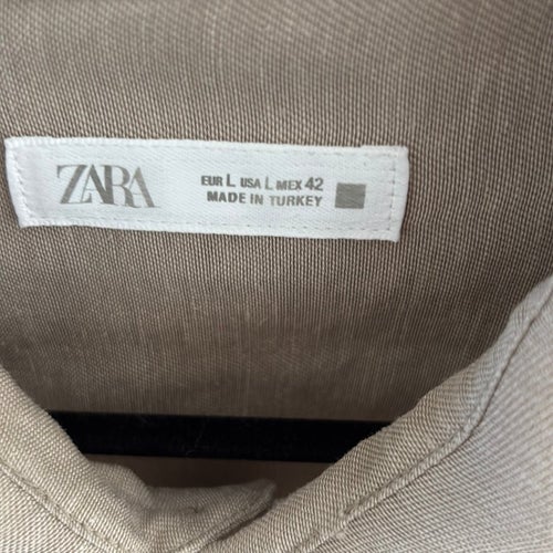 ZARA beige skjorta, storlek L