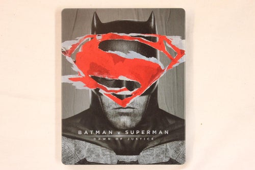 Bluray-film: Batman V Superman - Dawn of Justice (Steelcase) (TOPPSKICK!)