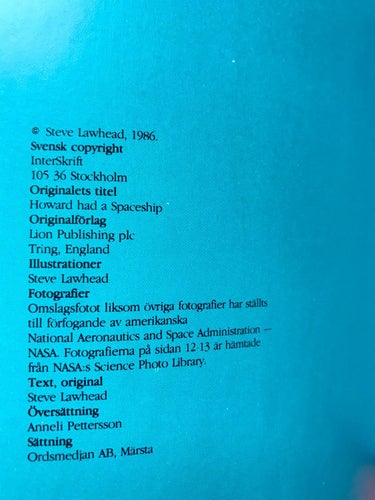 HALLÅ RYMDEN! ...HÄR KOMMER HARALD Steve Lawhead 1986