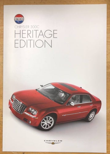 Försäljningsbroschyr 2006 Chrysler 300C Heritage Edition