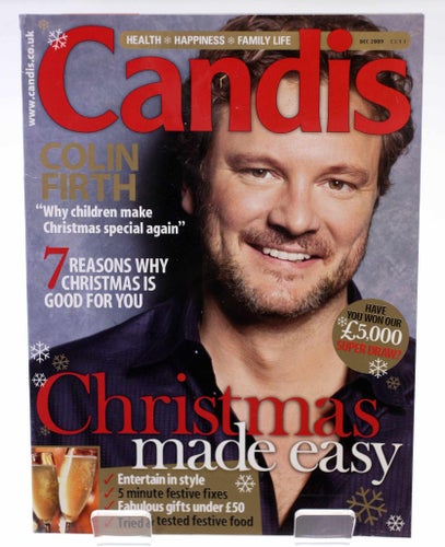 Candis magazine-Christmas Made Easy: Colin Firth Cover-December 2009-English