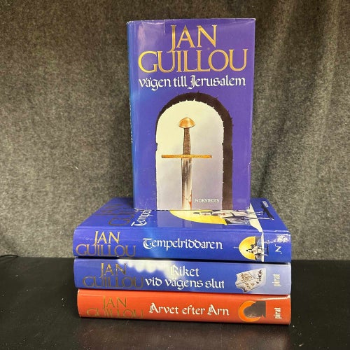 Jan Guillou - 4 böcker om Arn Tempelriddaren - Bokpaket