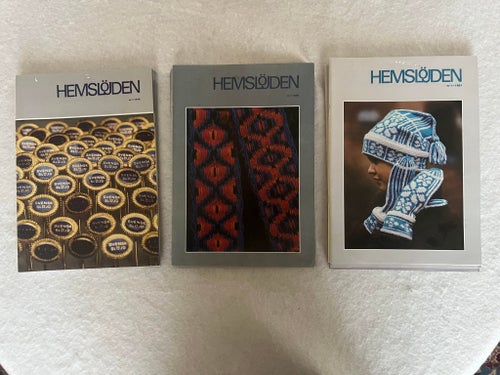 HEMSLÖJDEN 1979, 1980, 1981