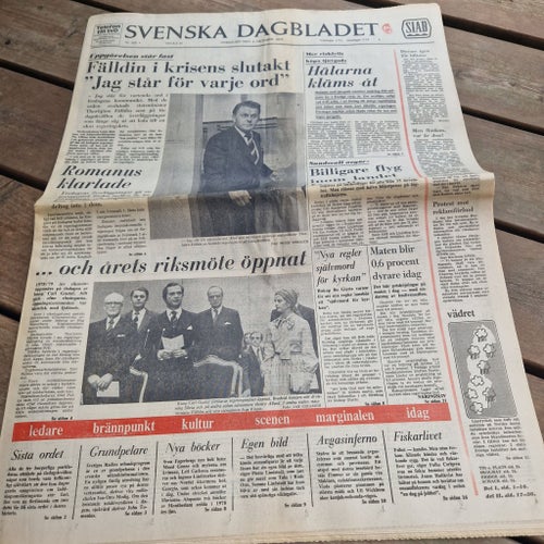 Svenska Dagbladet 4 oktober 1978