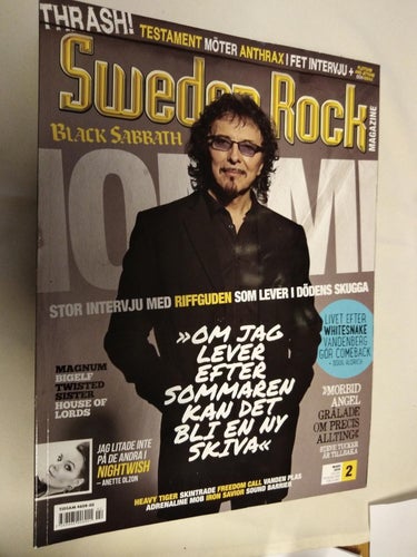 Sweden rock magazine 2014 nr 2 Black Sabbath Adrian Vandenberg Magnum Vampire