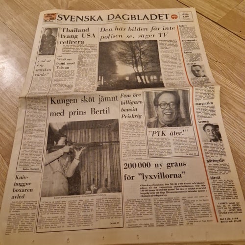 Svenska Dagbladet 7 maj 1975