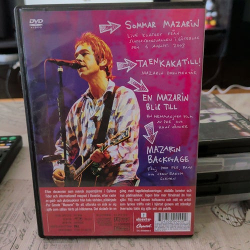 Per Gessle - En Mazarin, Älskling? (DVD), Musik, Svenskt