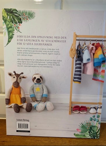 Stickade vilda djurvänner av Louise Crowther (2022)