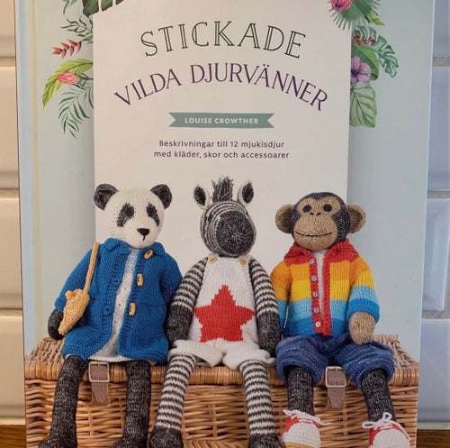Stickade vilda djurvänner av Louise Crowther (2022)