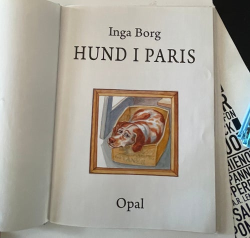 Hund i Paris av Inga Borg, 2010