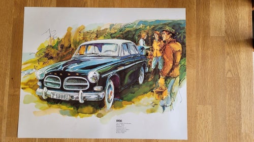 Volvo Affischer Att bygga en svensk bil 1927