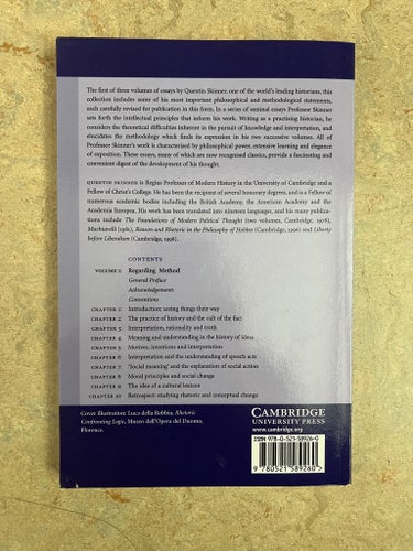 Visions of Politics Volume I: Regarding Method av Quentin Skinner, 2002