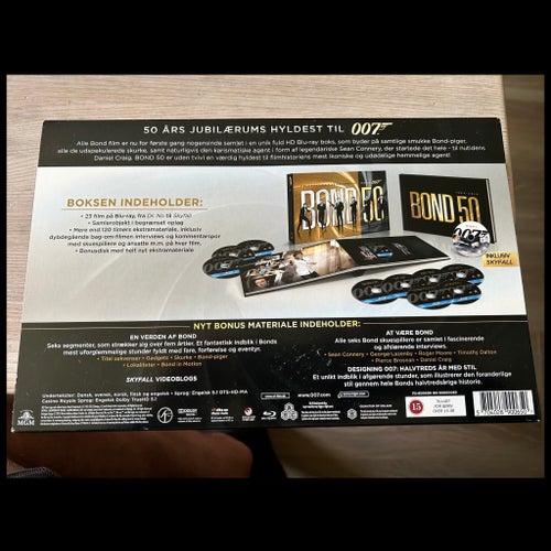 James Bond 50-års jubilæums Blu-ray samling + Spectre Blu-ray