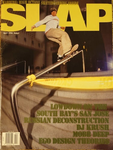 Slap Magazine - Skateboard - Skate - April 1996 - Vol.5, No.4 - Vintage