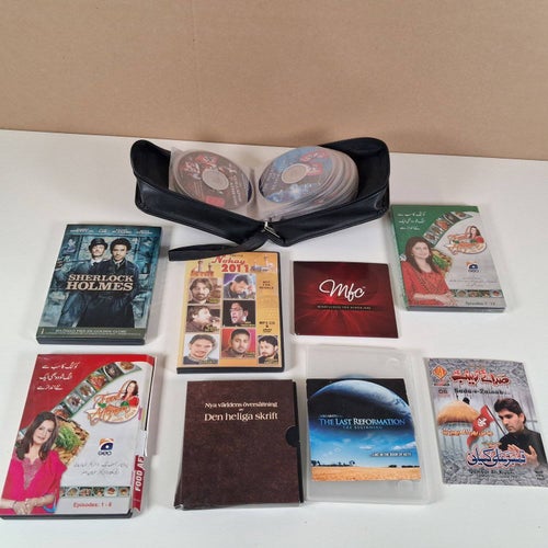 Parti DVD CD Filmer Musik Sherlock Holmes Nohay Religion Fodral DVD-FIlmer